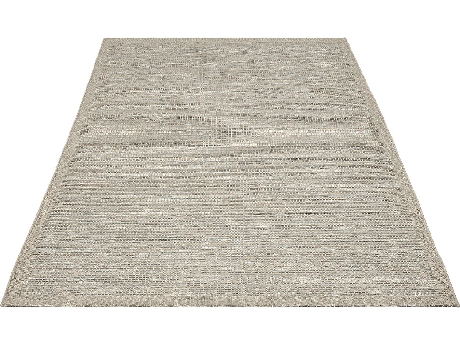 Tapis intérieur extérieur design moderne - Beige Gris - 160 x 220 cm - CALGARY