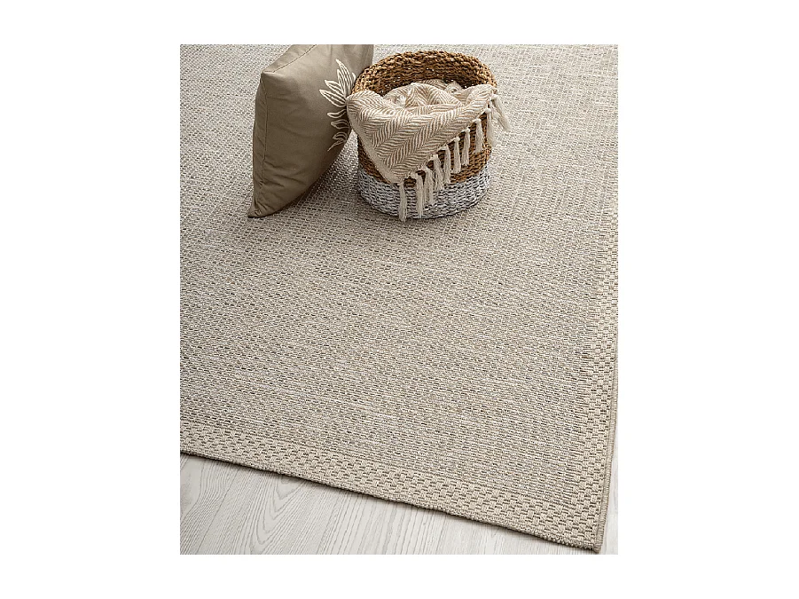 Tapijt buiten binnen modern design - Beige grijs - 80 x 150 cm - CALGARY