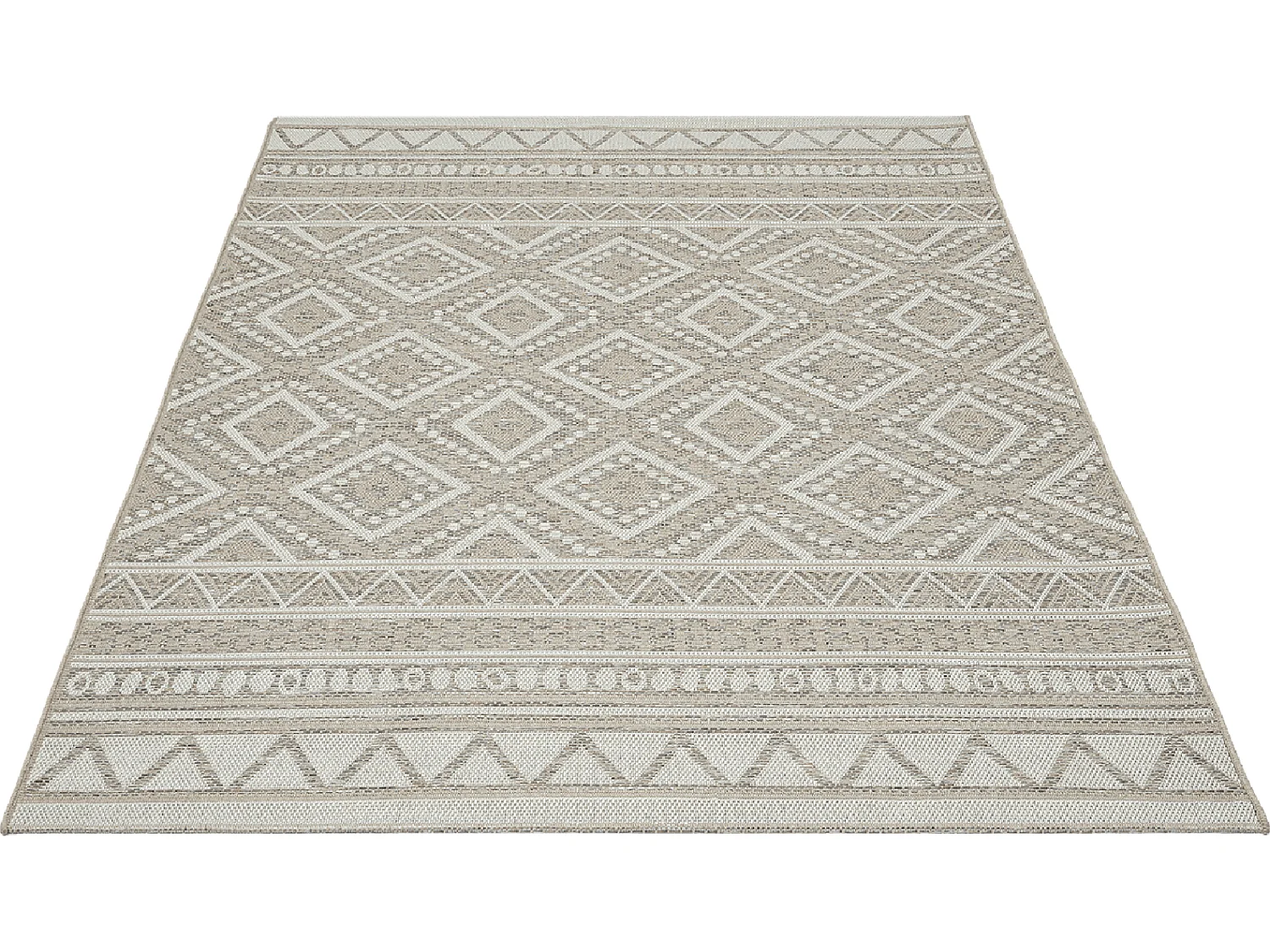Tapijt buiten binnen modern design - Beige - 67 x 180 cm - CALGARY