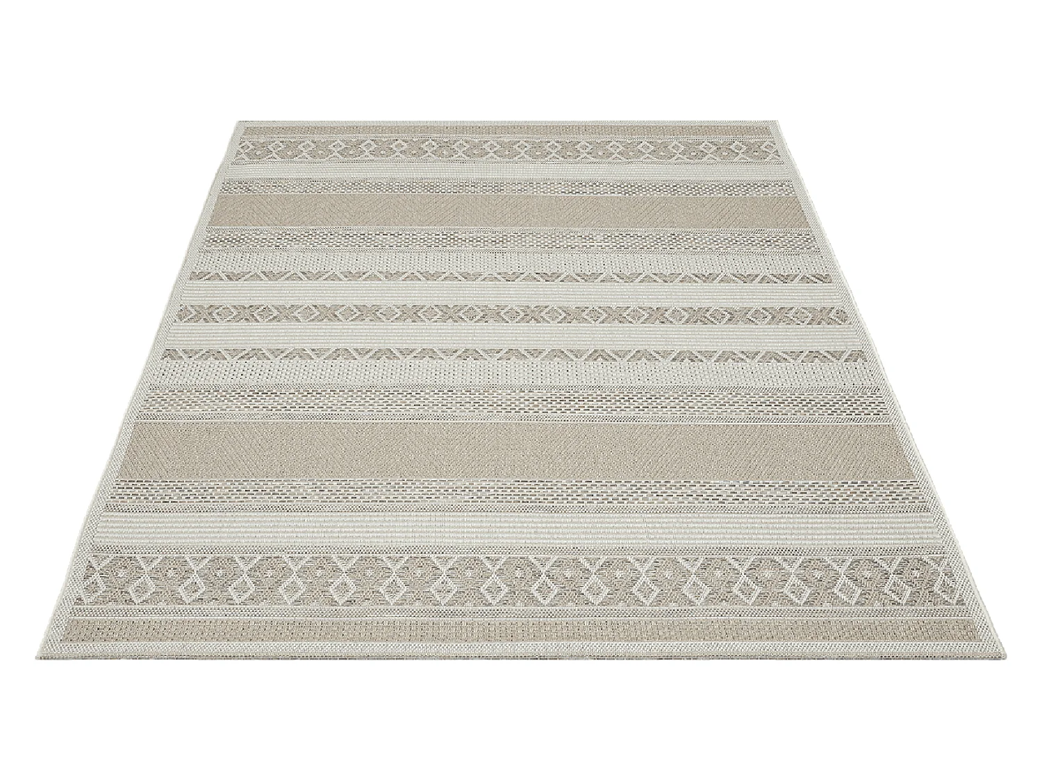 Teppich Indoor Outdoor Modern - Beige - 160 x 220 cm - CALGARY