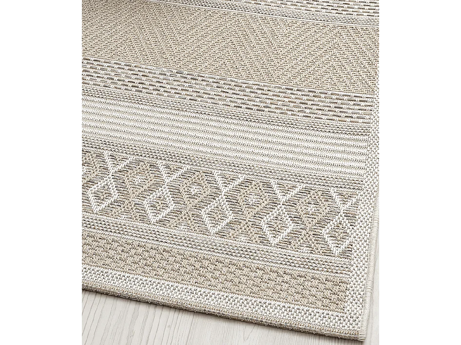 Teppich Indoor Outdoor Modern - Beige - 160 x 220 cm - CALGARY