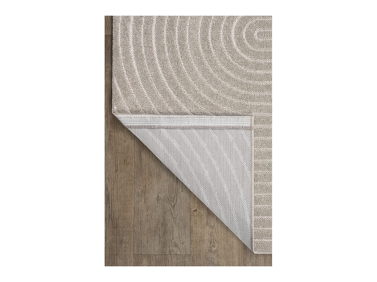 Tapijt modern design boho - Beige - 80 x 250 cm - SANTO PLUS