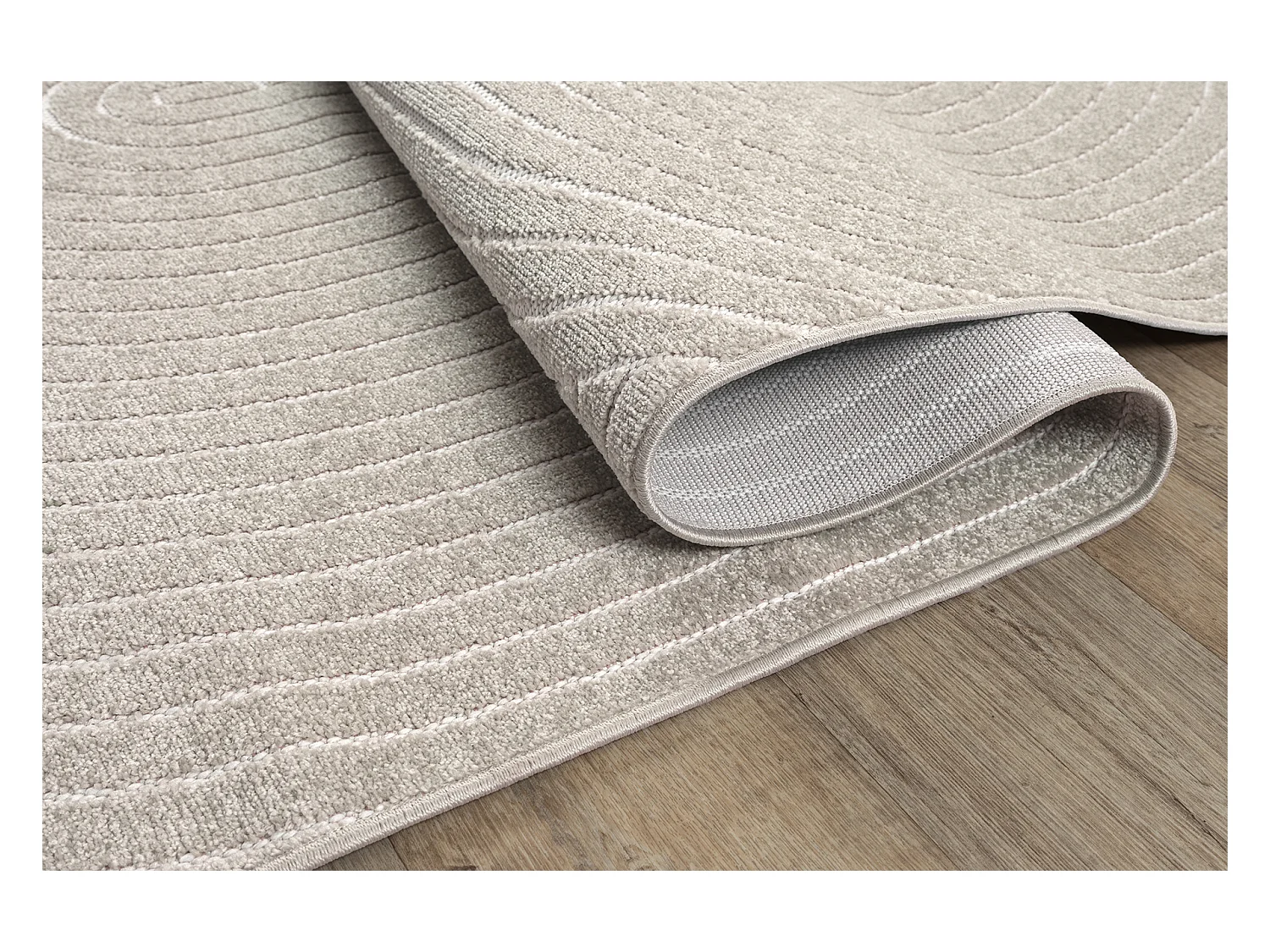 Tapijt modern design boho - Beige - 80 x 250 cm - SANTO PLUS