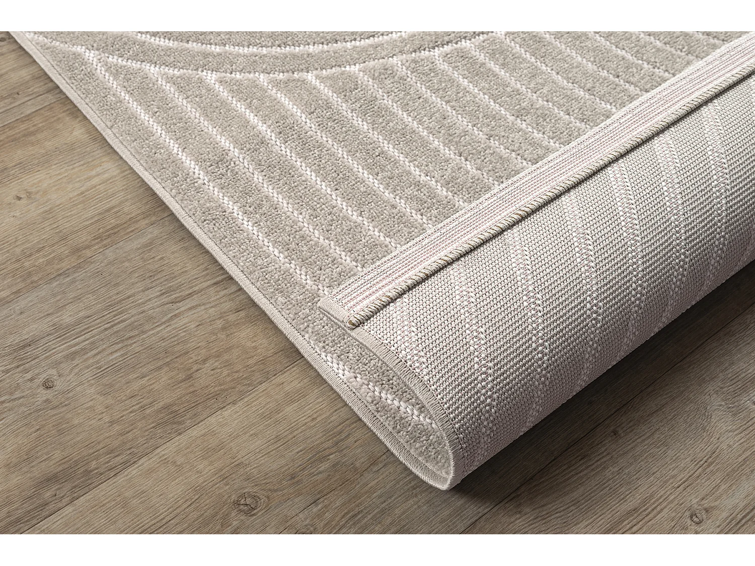 Tapijt modern design boho - Beige - 120 x 160 cm - SANTO PLUS