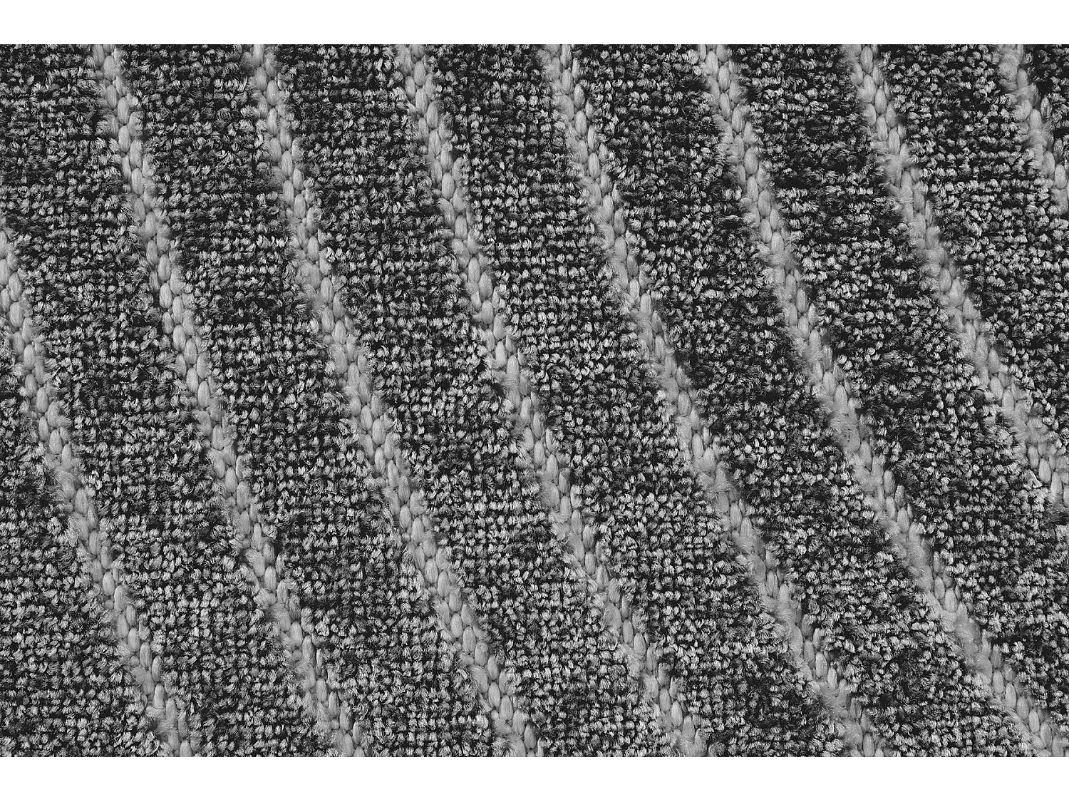 Tapis moderne design boho - Anthracite - 240 x 340 cm - SANTO PLUS