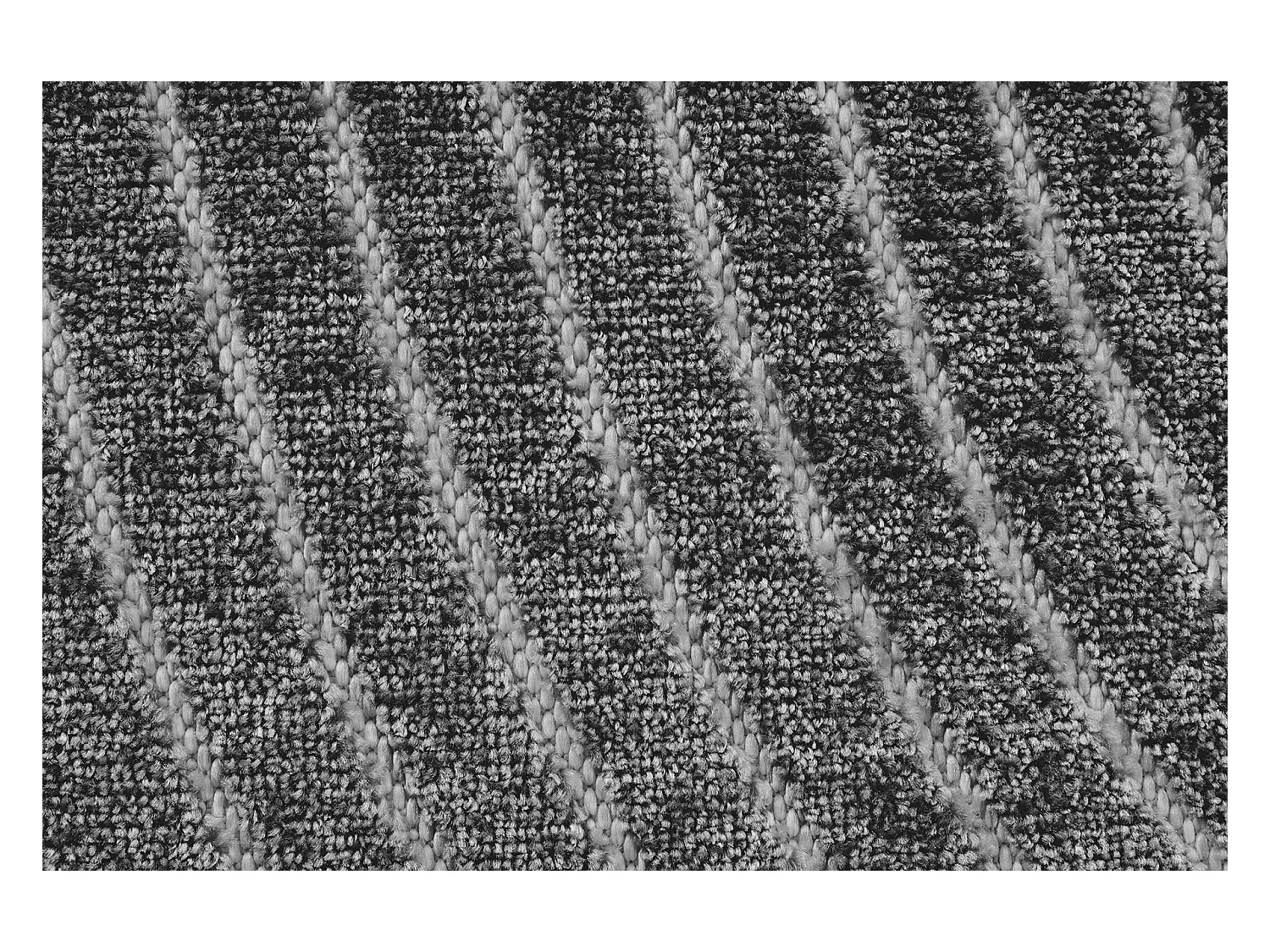 Dywan nowoczesny design boho - Antracyt - 140 x 200 cm - SANTO PLUS