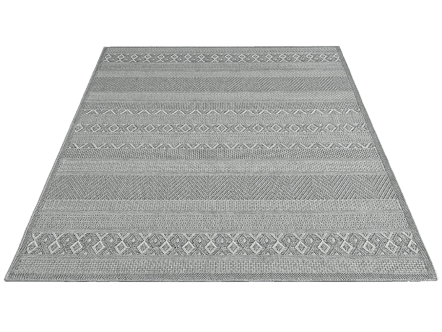 Teppich Indoor Outdoor Modern - Grijs - 160 x 220 cm - CALGARY