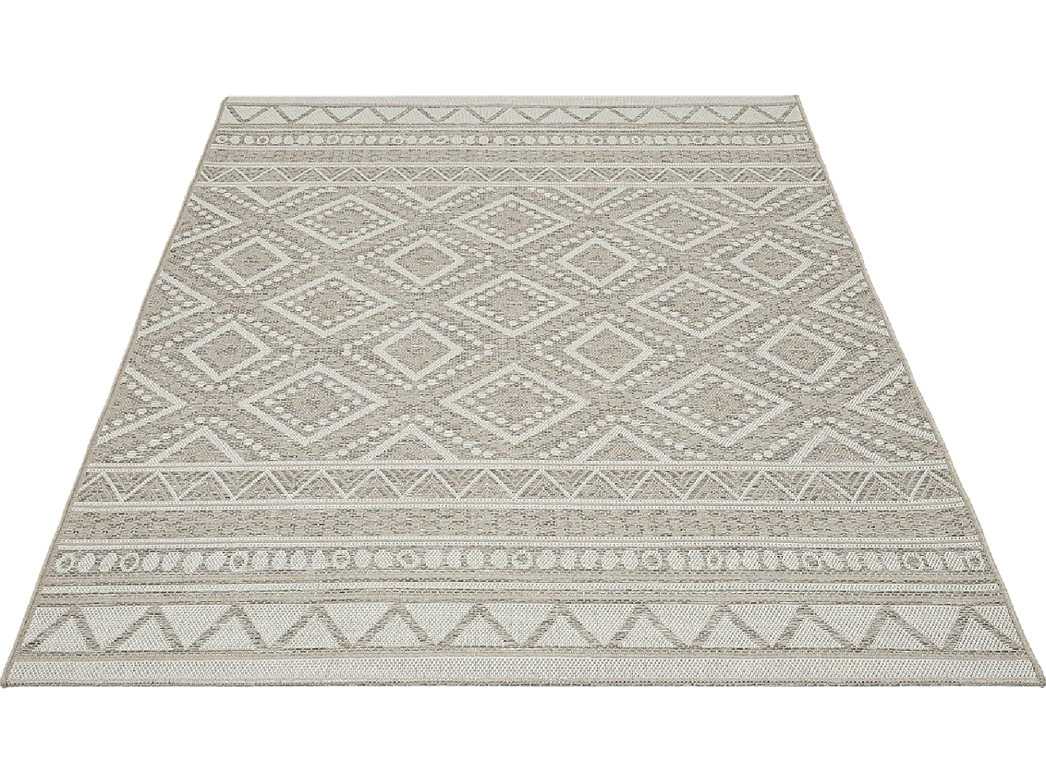 Teppich Outdoor Indoor modern design - Beige - 80 x 150 cm - CALGARY