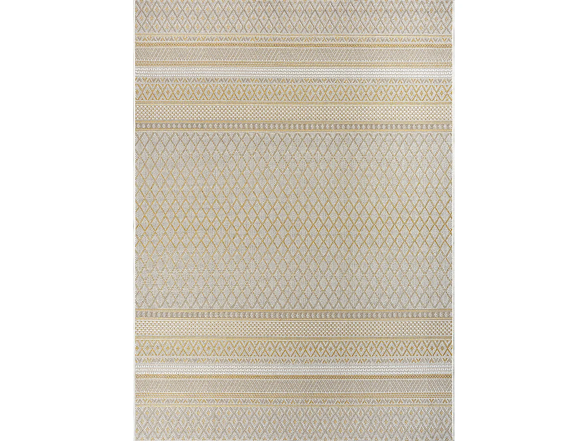 Teppich Outdoor Indoor modern design - Beige Gelb - 240 x 340 cm - CALGARY