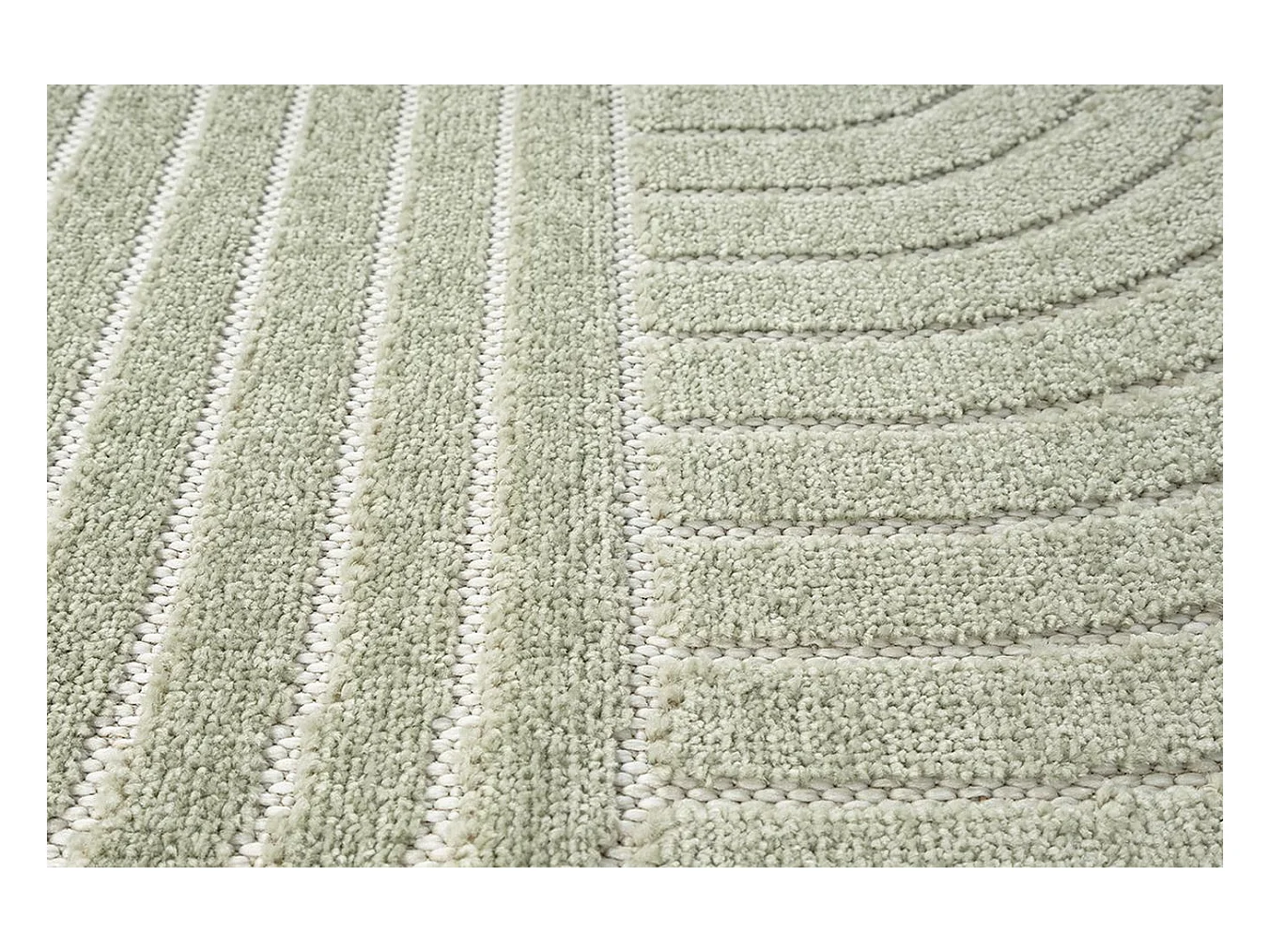 Tapijt modern design boho - Groen - 200 x 280 cm - SANTO PLUS