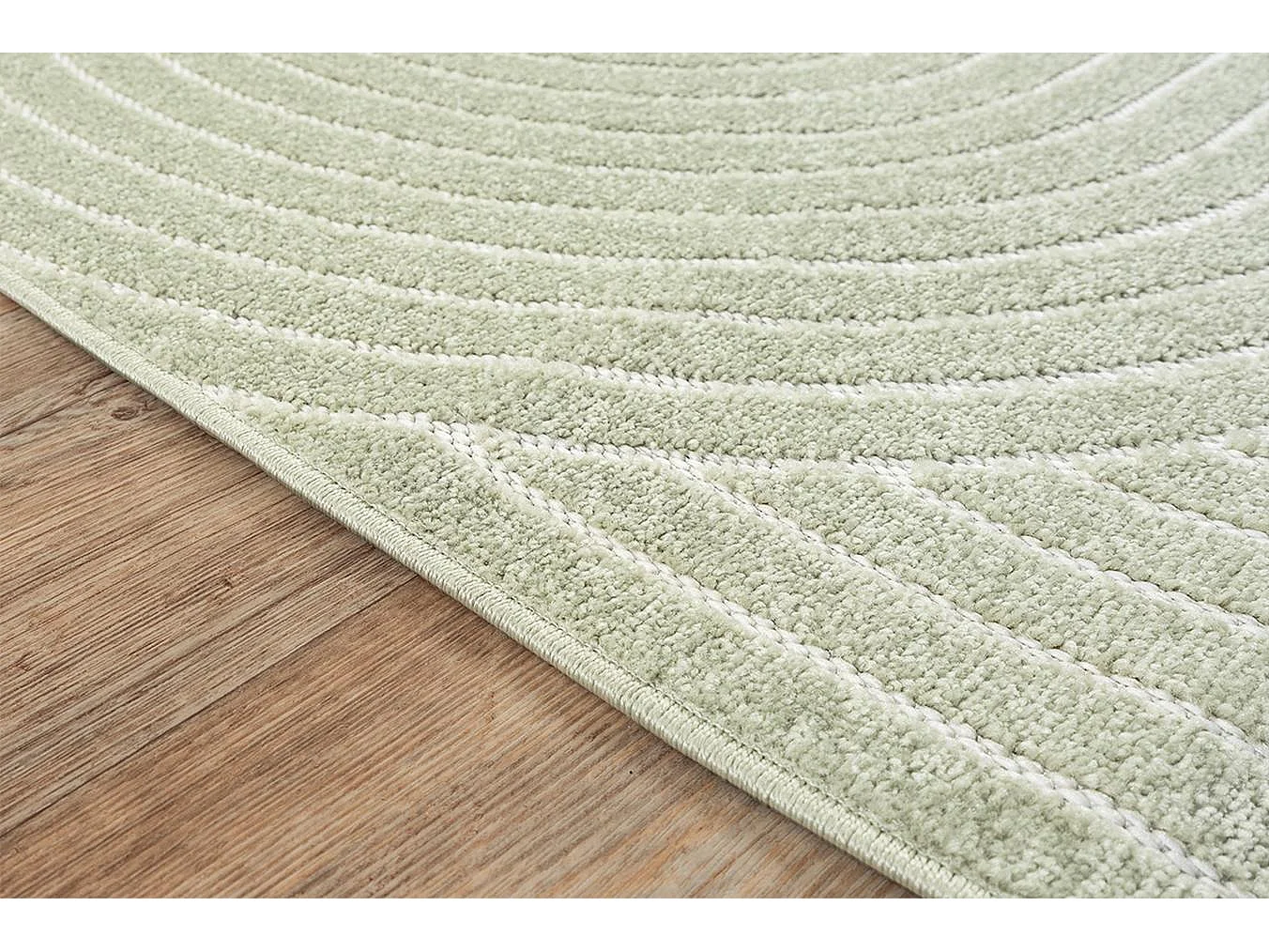 Tapis moderne design boho - Vert - 200 x 280 cm - SANTO PLUS