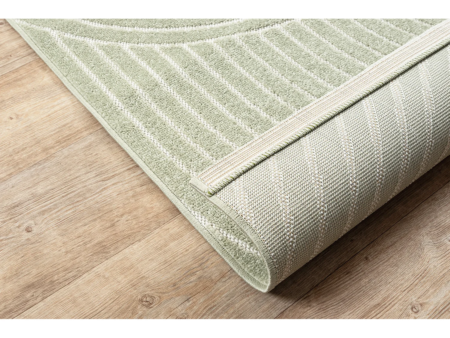 Tapis moderne design boho - Vert - 200 x 280 cm - SANTO PLUS