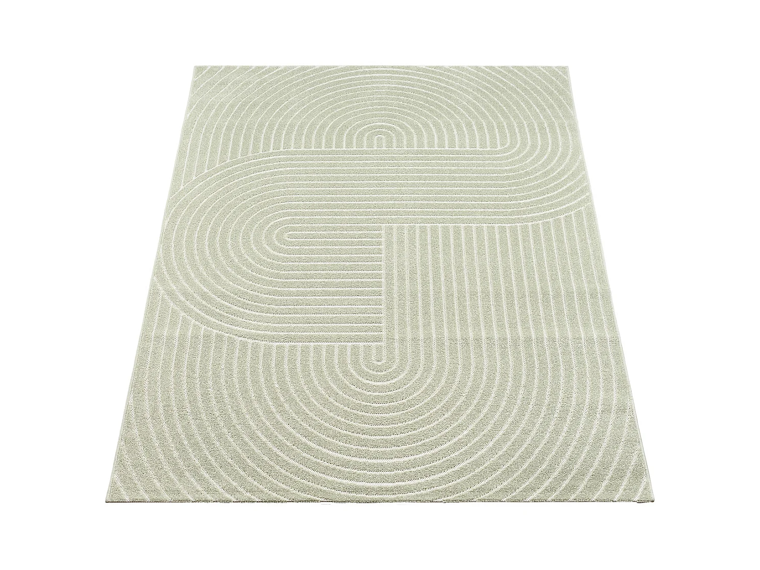 Tapete design moderno boho - Verde - 80 x 250 cm - SANTO PLUS