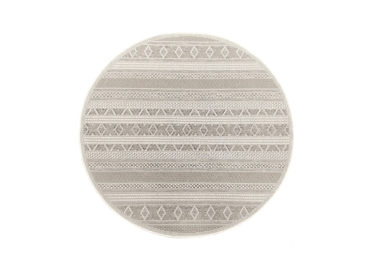 Teppich Outdoor Indoor modern design - Beige - 120 x 120 cm - CALGARY