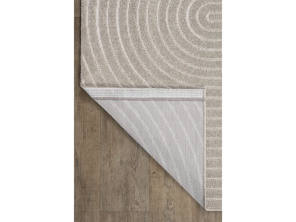 Tapijt modern design boho - Beige - 160 x 220 cm - SANTO PLUS