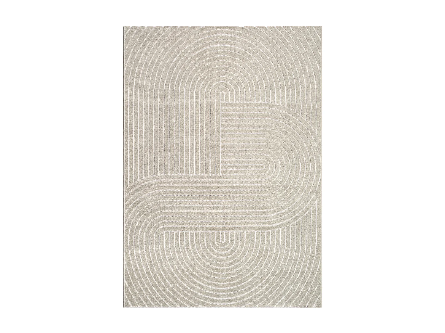 Tapete design moderno boho - Beige - 160 x 220 cm - SANTO PLUS
