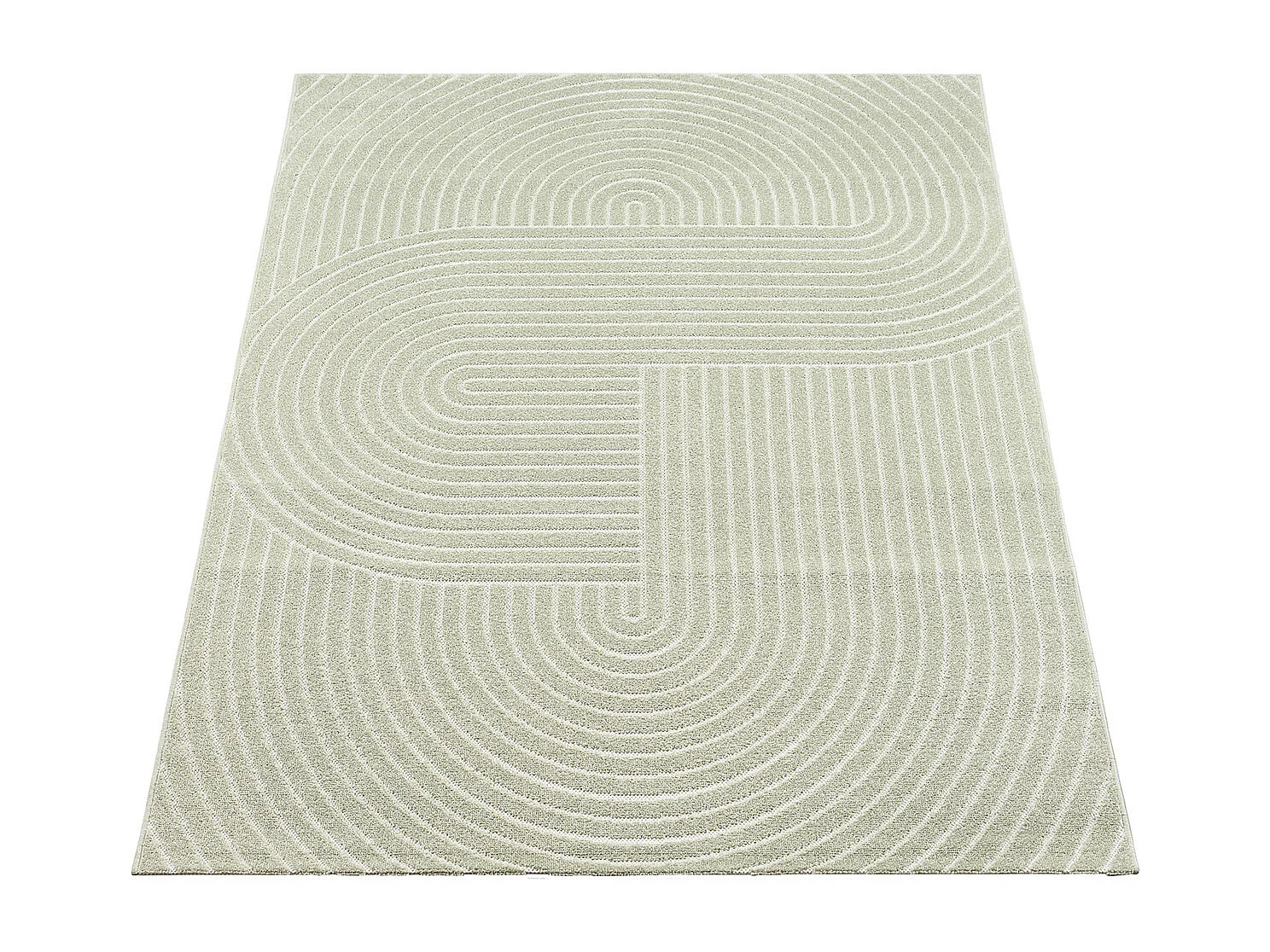 Tapijt modern design boho - Groen - 160 x 220 cm - SANTO PLUS