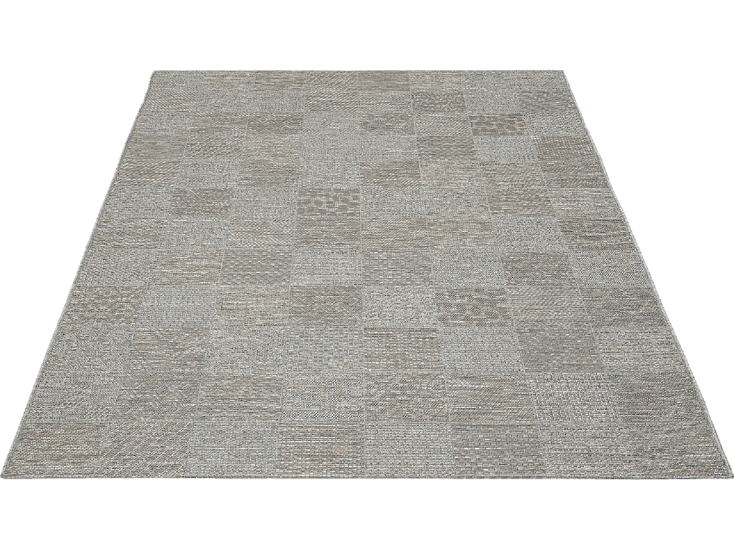 Tapijt buiten binnen modern design - Grijs Beige - 120 x 160 cm - CALGARY