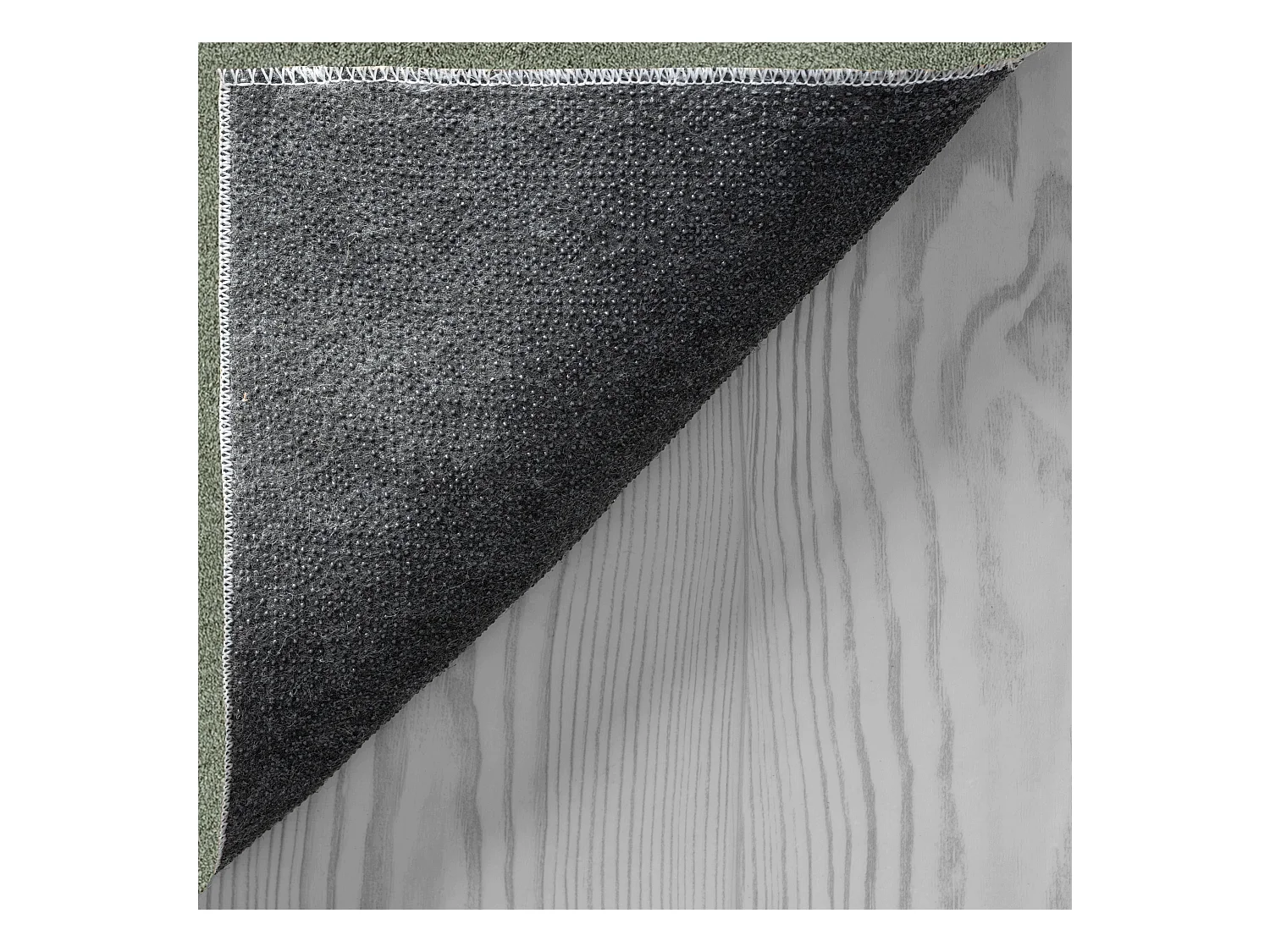 Tapis uni antidérapant lavable Vert - 120 x 160 cm - RELAX