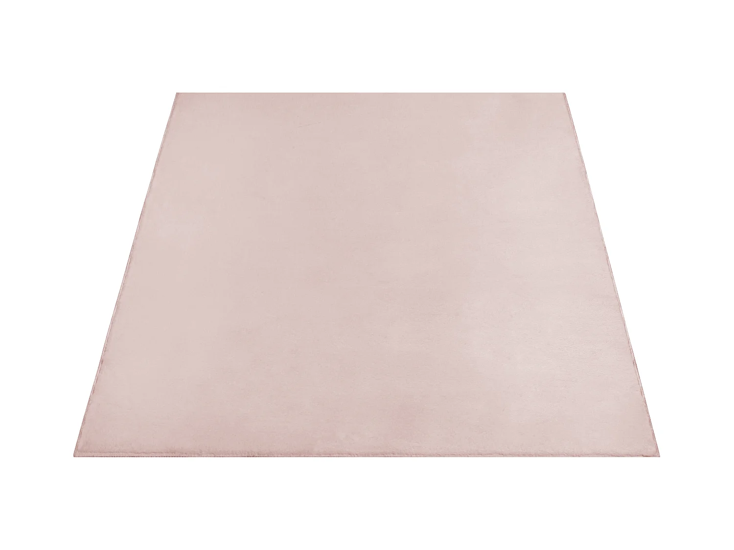 Teppich Kunstfell weich waschbar - Rosa - 160 x 220 cm - COSY