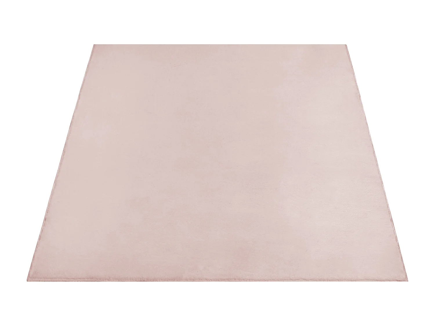 Tapis moderne fourrure chaud douillet lavable - Rose - 140 x 200 cm - COSY