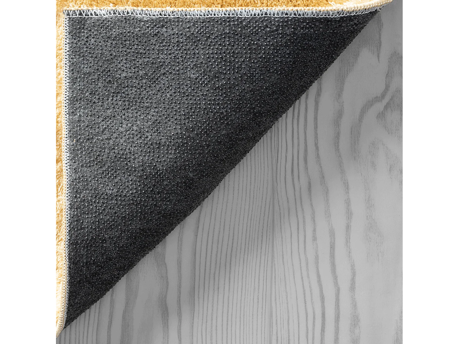 Tapis uni antidérapant lavable Or - 60 x 110 cm - RELAX