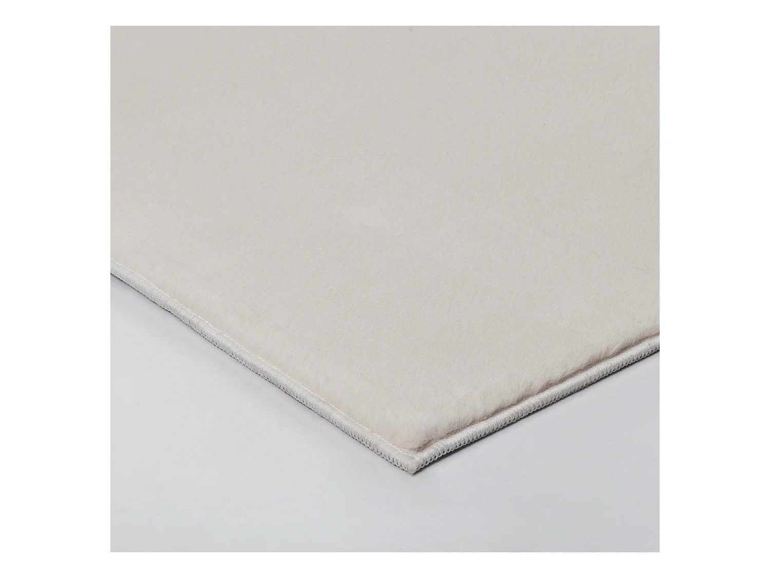 Tapis moderne fourrure chaud douillet lavable - Beige - 200 x 280 cm - COSY