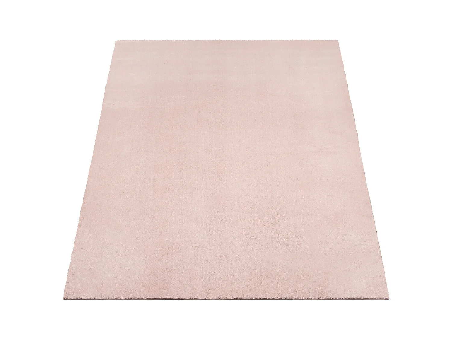 Teppich Kurzflor Waschbar Anti-Rutsch - Rosa - 140 x 200 cm - RELAX