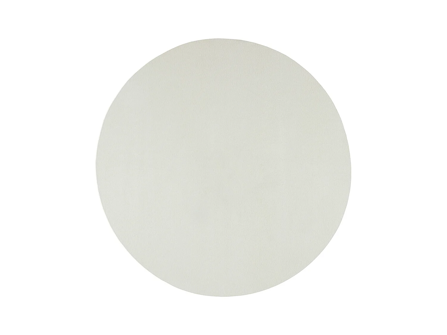 Teppich Kunstfell weich waschbar - Cream - 200 cm Rund - COSY