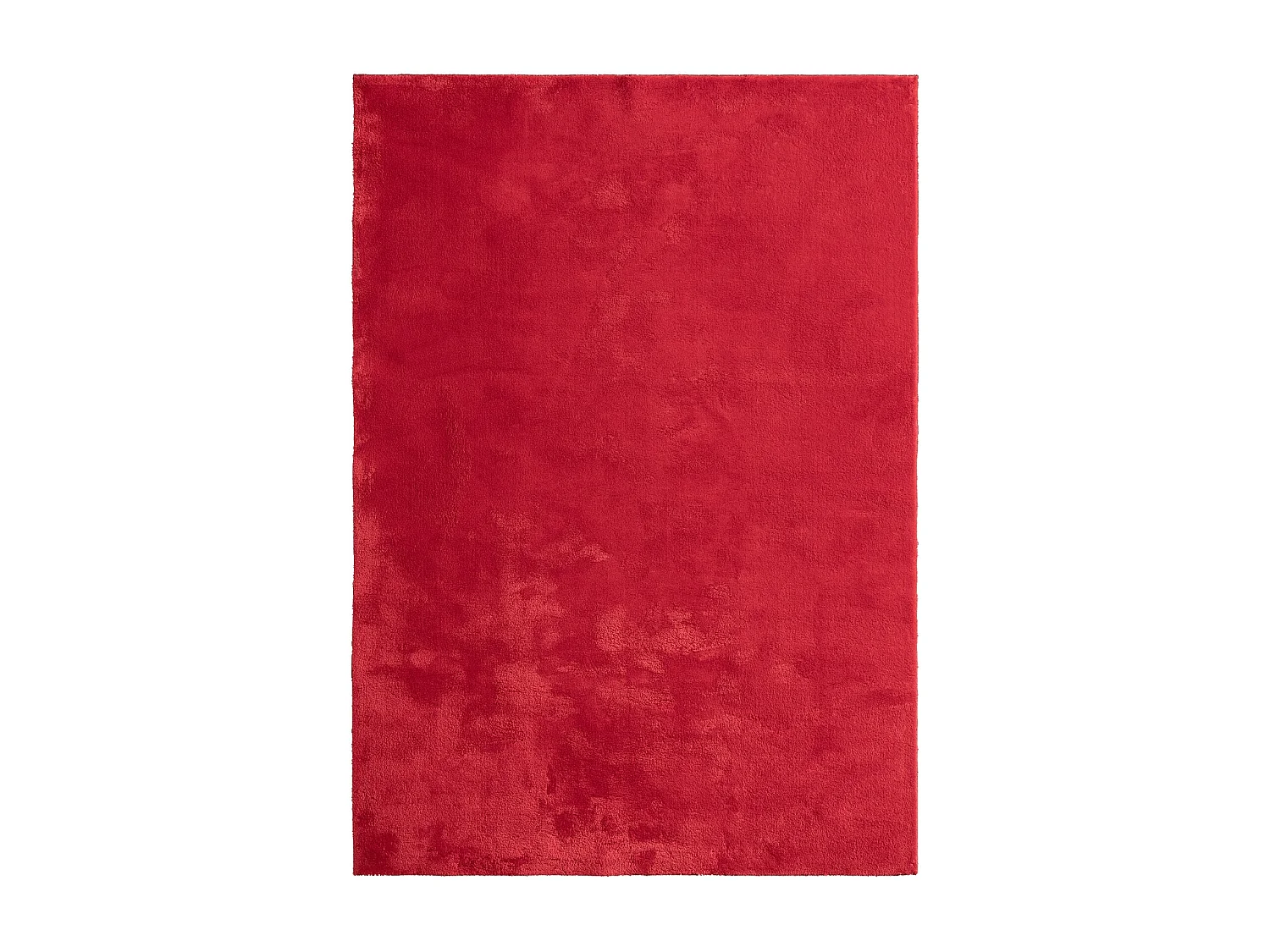 Tapis uni antidérapant lavable Rouge - 140 x 200 cm - RELAX