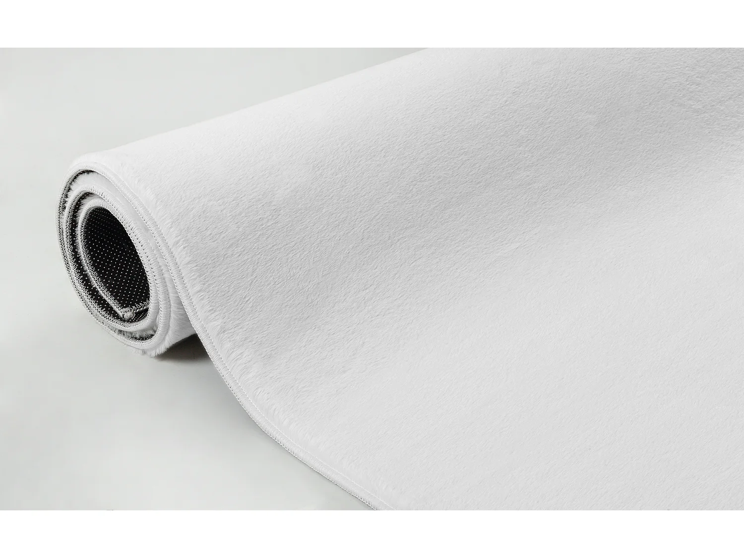 Tapis moderne fourrure chaud douillet lavable - Blanc - 200 x 280 cm - COSY