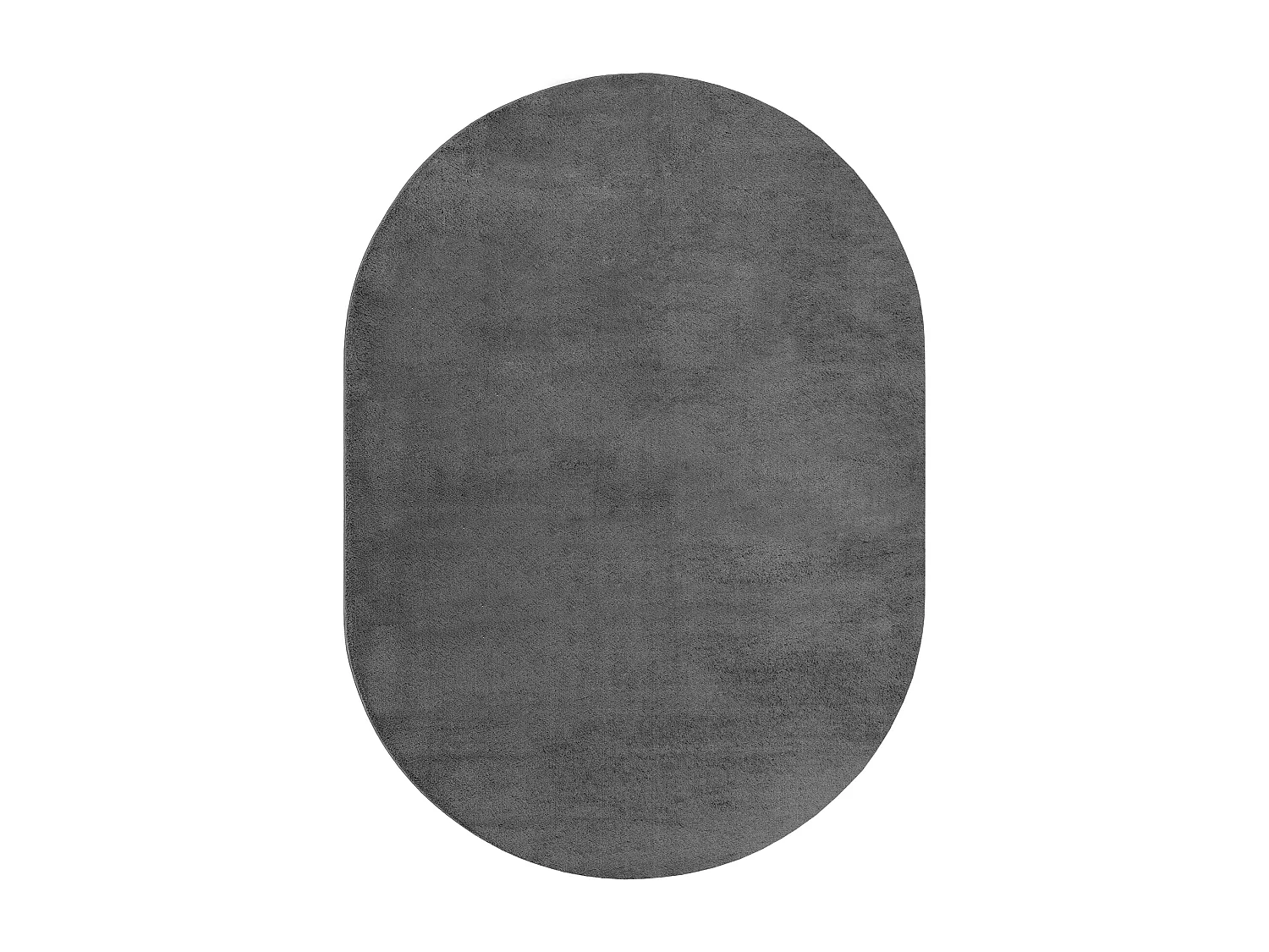 Teppich Kurzflor Waschbar Anti-Rutsch - Anthrazit - 140 x 200 cm - RELAX