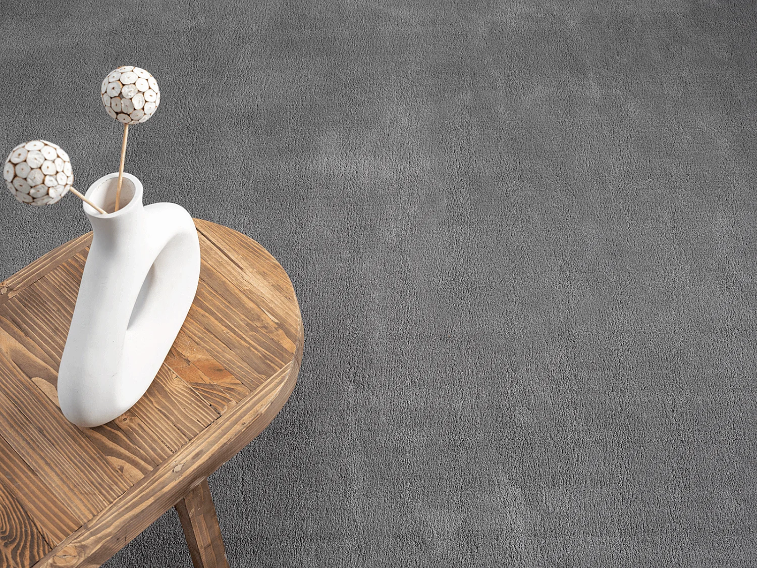 Tapis uni antidérapant lavable Anthracite - 140 x 200 cm - RELAX