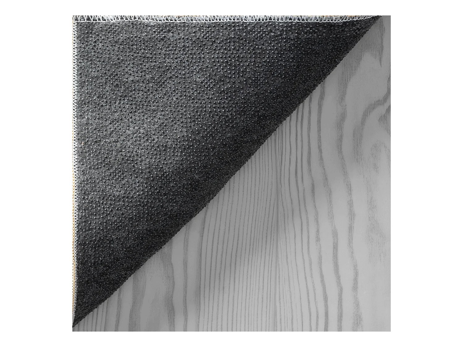 Tappeto pelo corto lavabile antiscivolo - Sabbia - 140 x 200 cm - RELAX