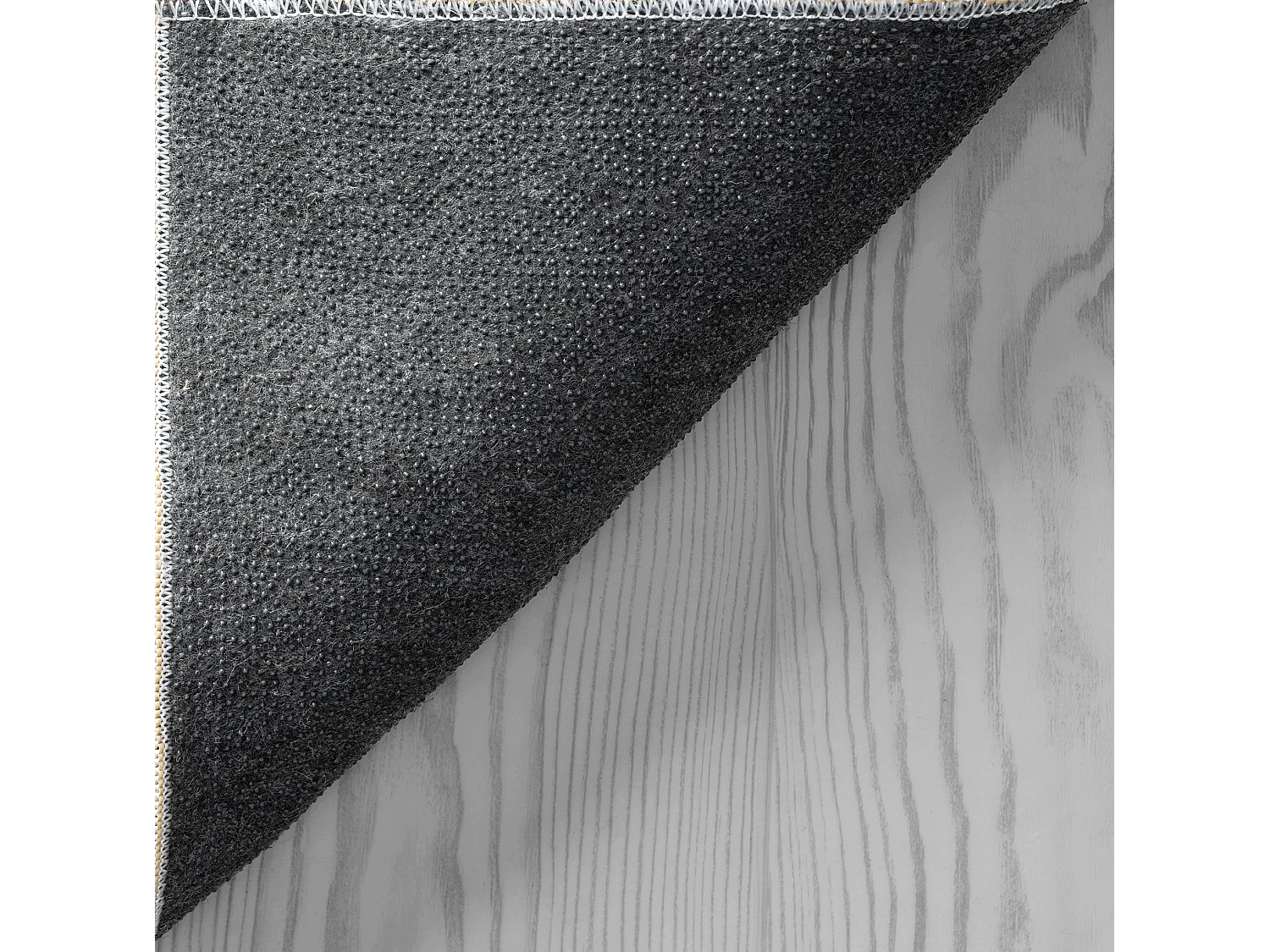 Tapis uni antidérapant lavable Sable - 140 x 200 cm - RELAX