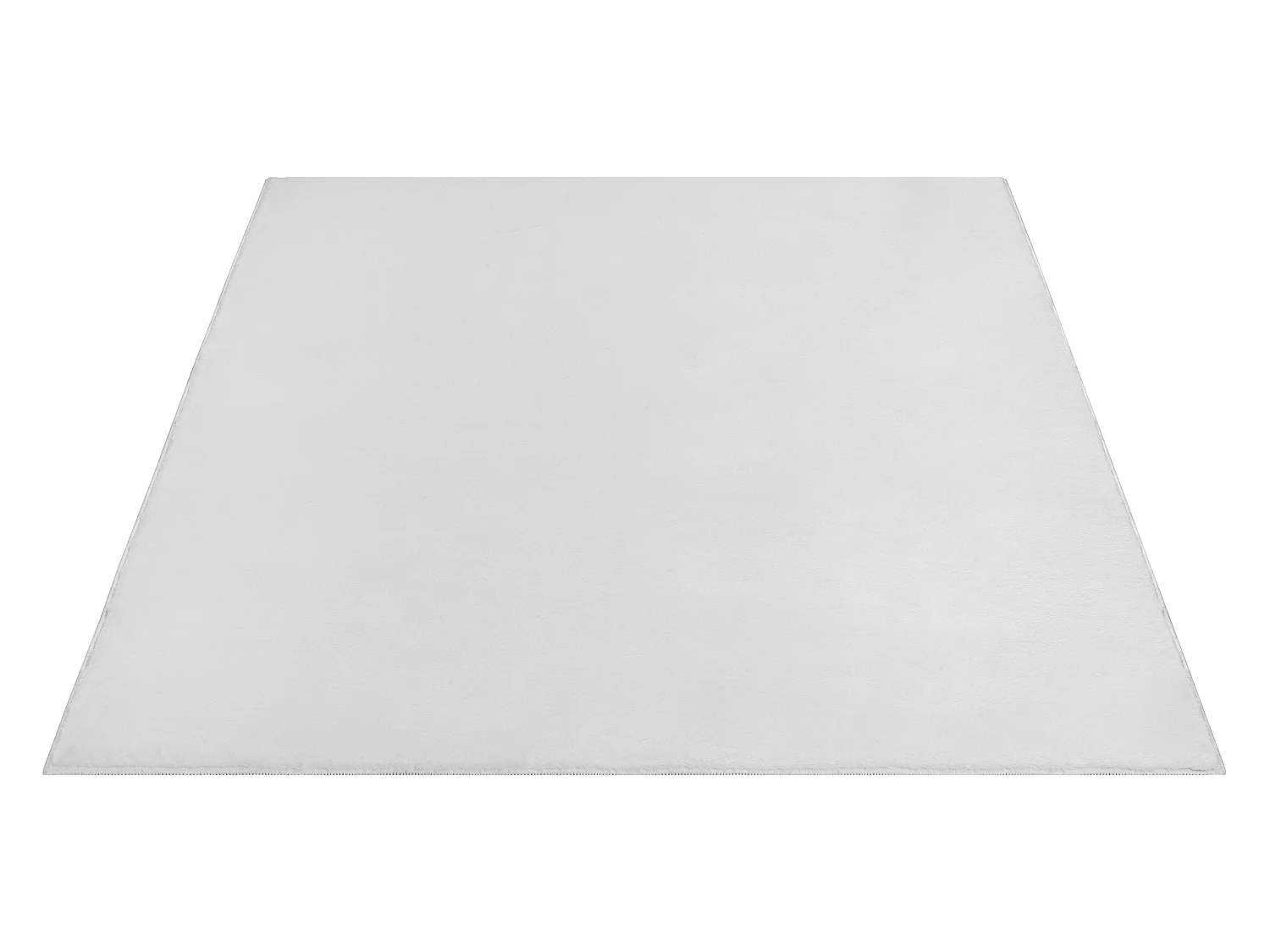 Tapis moderne fourrure chaud douillet lavable - Blanc - 160 x 220 cm - COSY