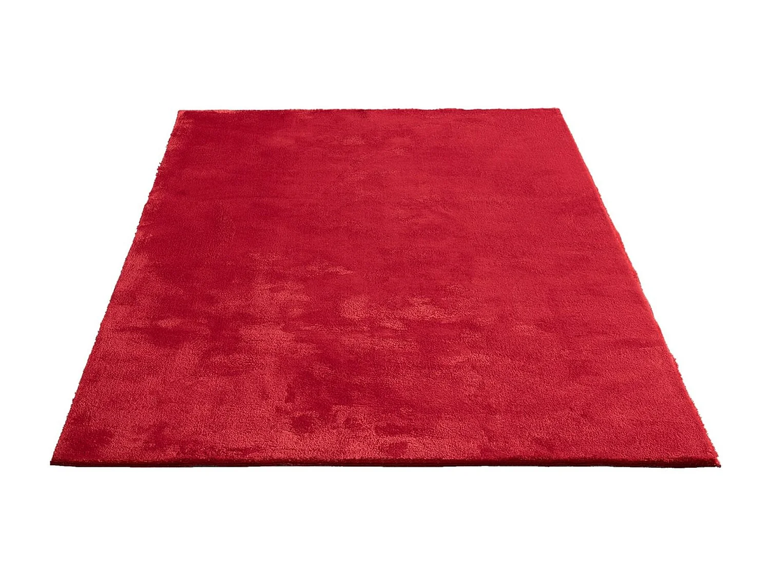 Tapis uni antidérapant lavable Rouge - 200 x 280 cm - RELAX