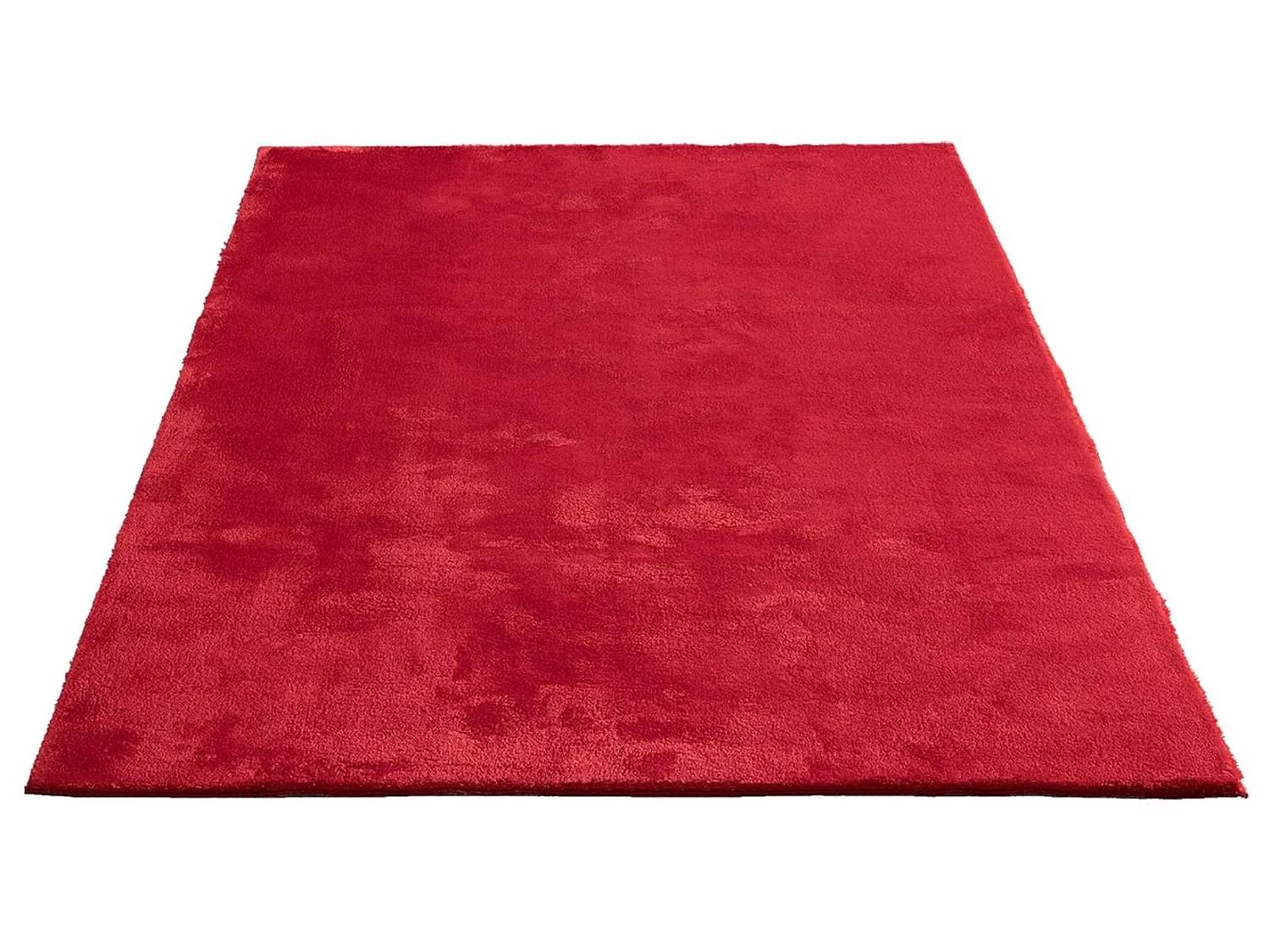 Tapis uni antidérapant lavable Rouge - 200 x 280 cm - RELAX