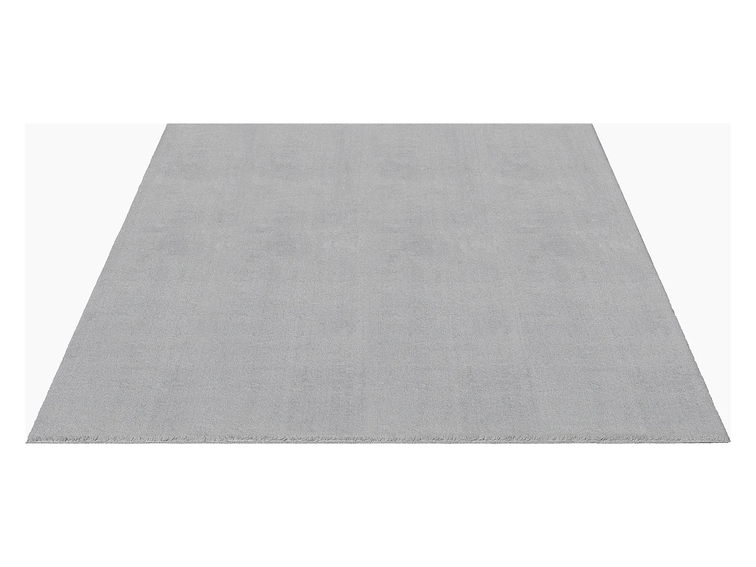 Teppich Kurzflor Waschbar Anti-Rutsch - Grau - 140 x 200 cm - RELAX