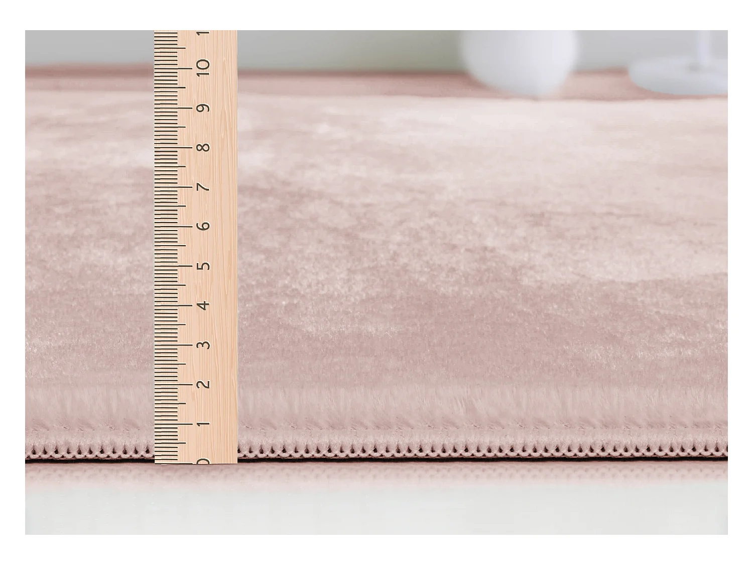 Tapis moderne fourrure chaud douillet lavable - Rose - 120 x 170 cm - COSY