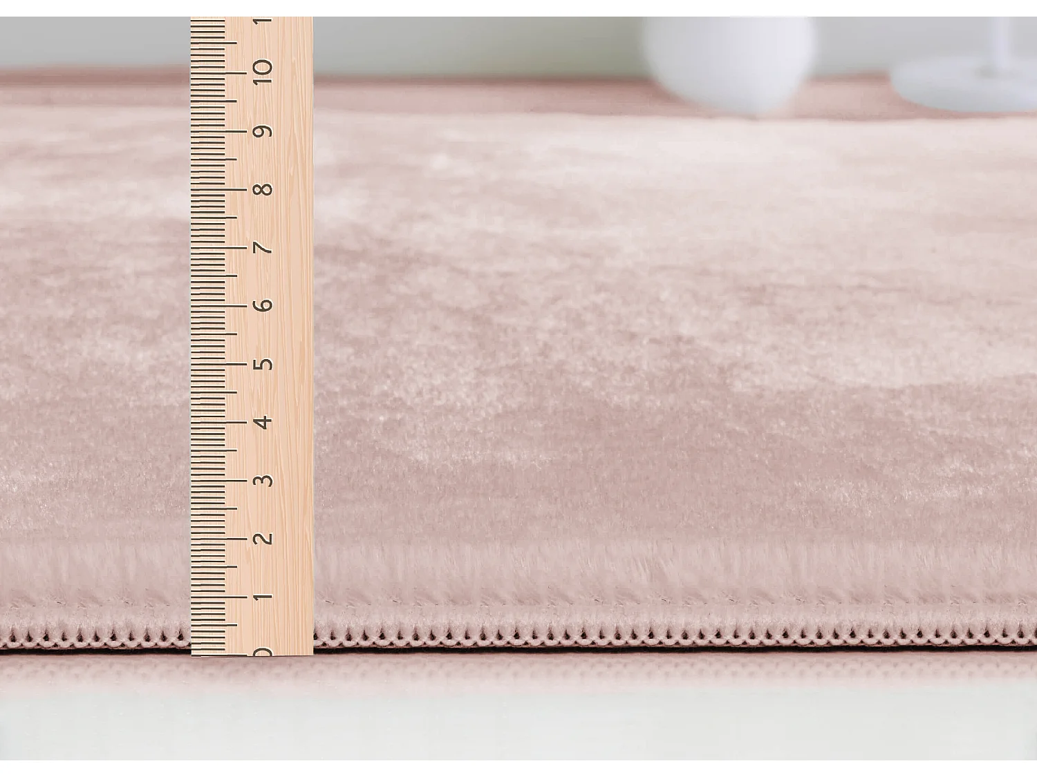 Tapis moderne fourrure chaud douillet lavable - Rose - 120 x 170 cm - COSY