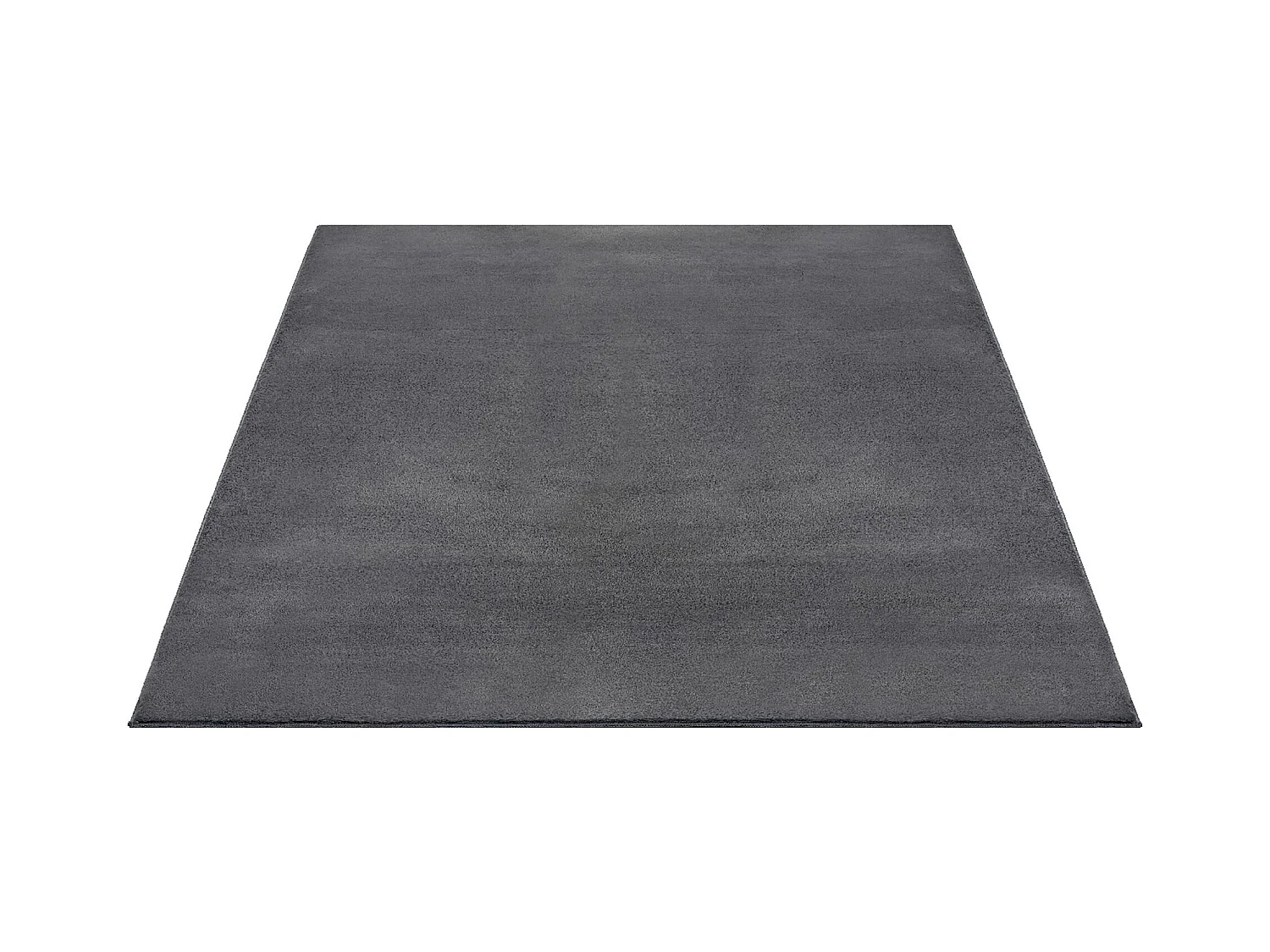 Alfombra piel sintética suave lavable - Antracita - 240 x 340 cm - COSY
