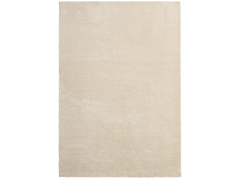 Tapete pelo curto lavável antiderrapante - Beige - 240 x 340 cm - RELAX