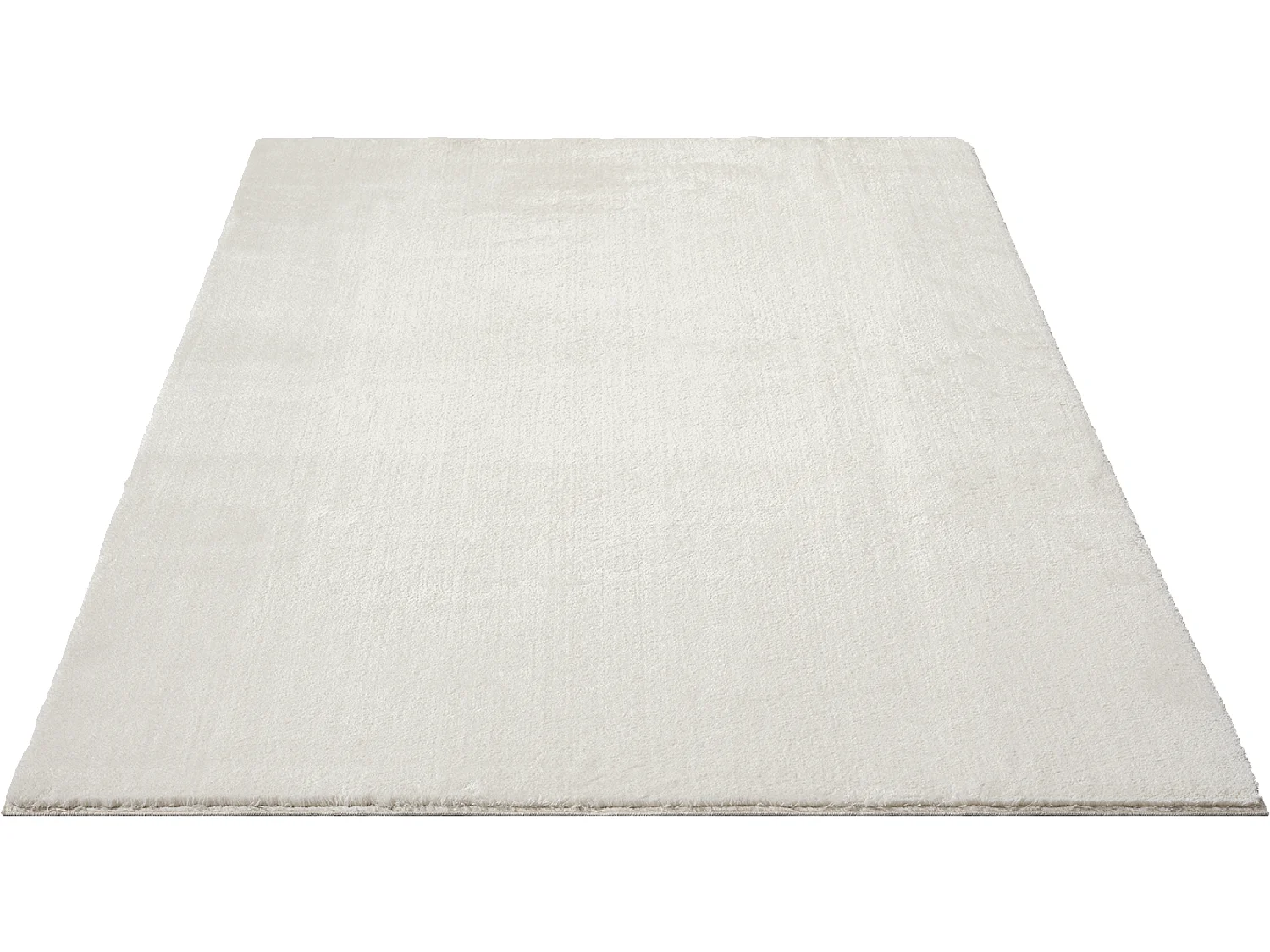 Tapis uni antidérapant lavable Crème - 60 x 110 cm - RELAX