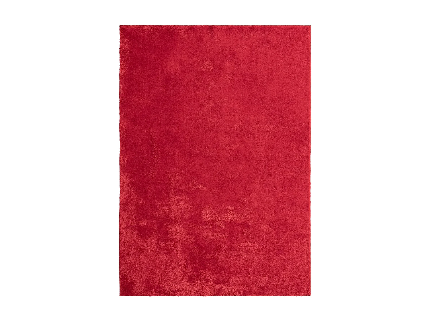 Tapis uni antidérapant lavable Rouge - 120 x 160 cm - RELAX