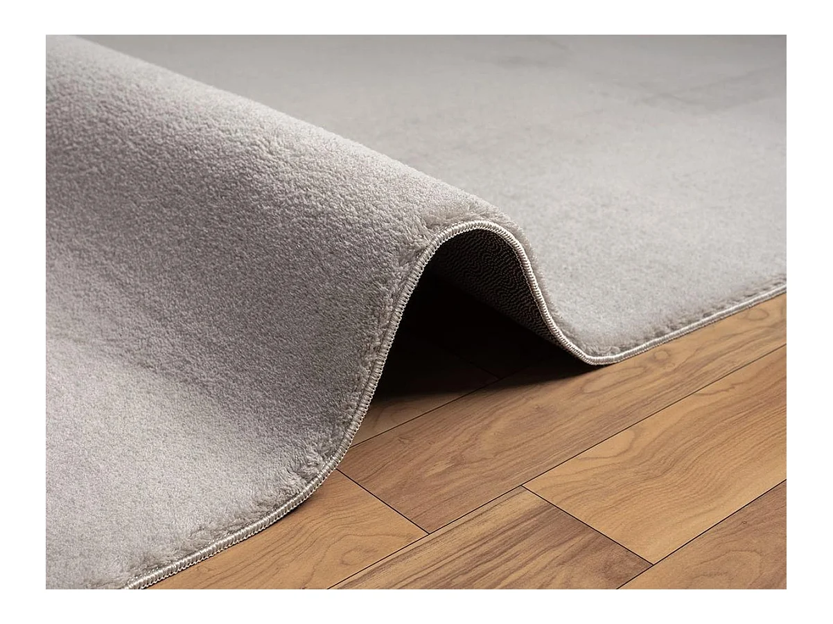 Tappeto pelo corto lavabile antiscivolo - Sabbia - 60 x 110 cm - RELAX