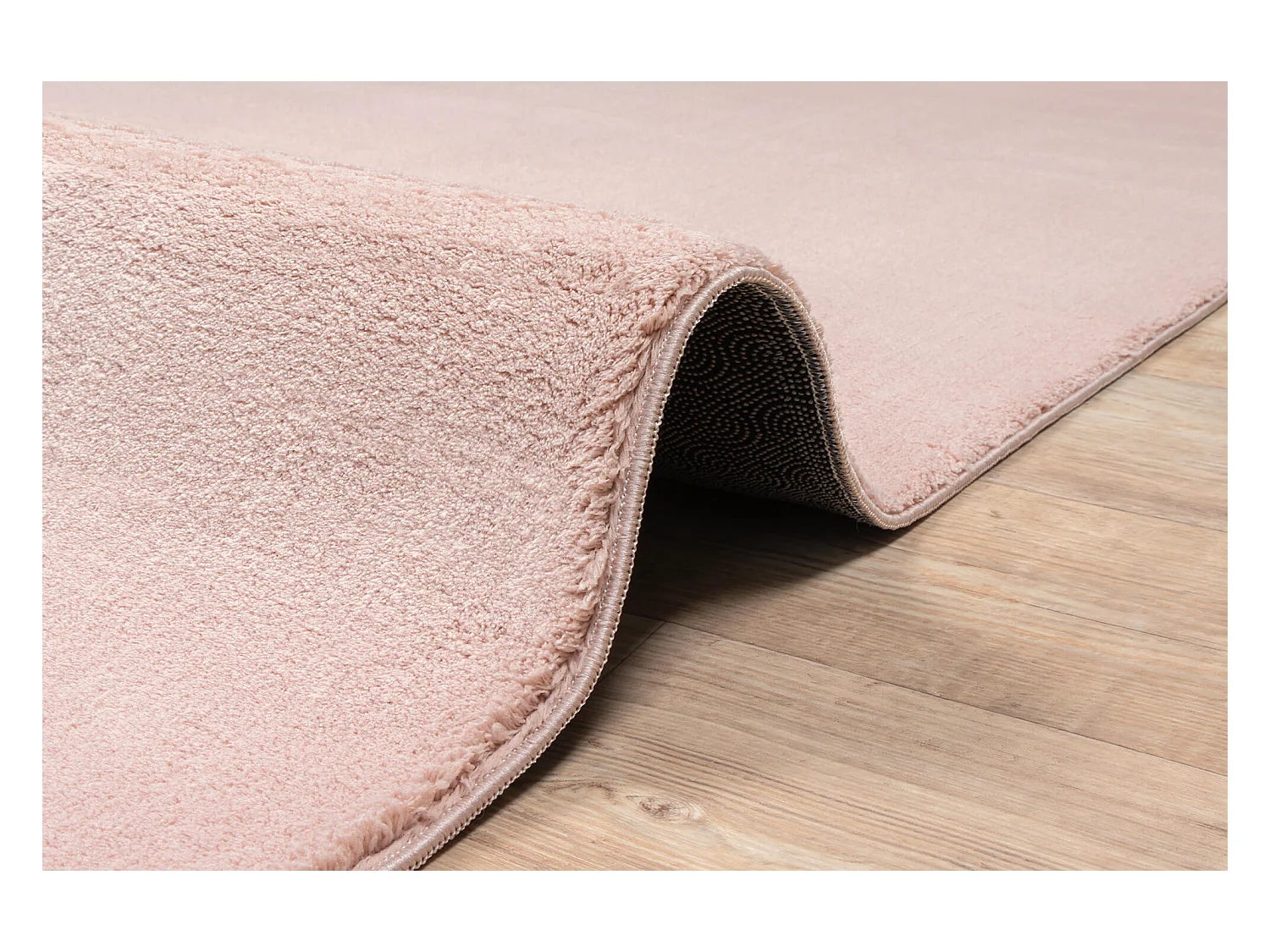 Teppich Kurzflor Waschbar Anti-Rutsch - Rosa - 160 x 220 cm - RELAX