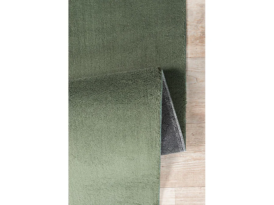 Tapis uni antidérapant lavable Forêt - 240 x 340 cm - RELAX