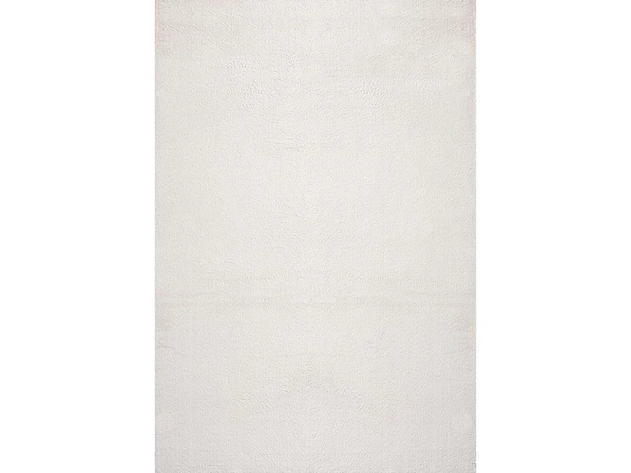 Tapis uni antidérapant lavable Crème - 80 x 150 cm - RELAX