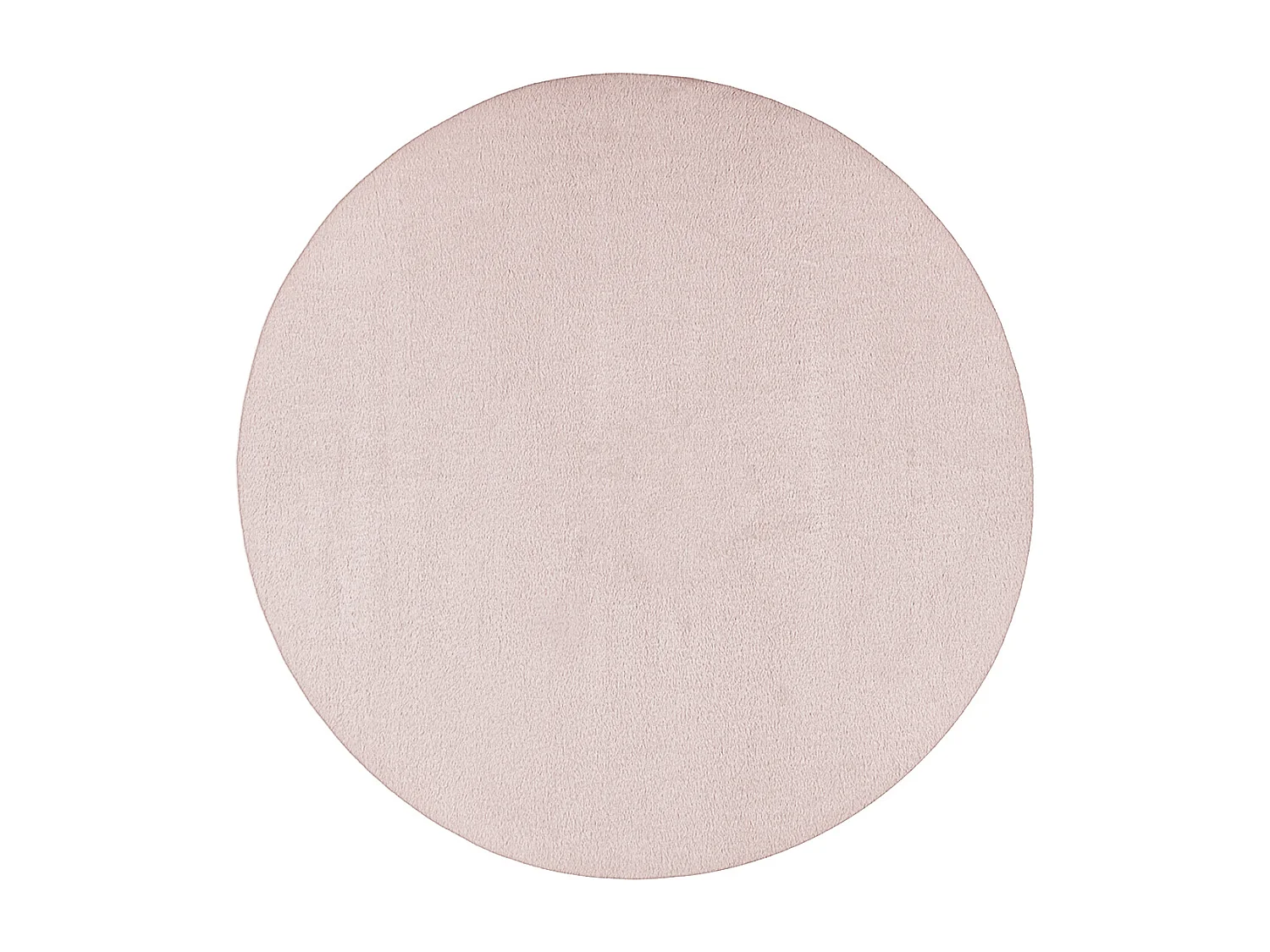 Tapis moderne fourrure chaud douillet lavable - Rose - 120 cm Ronde - COSY